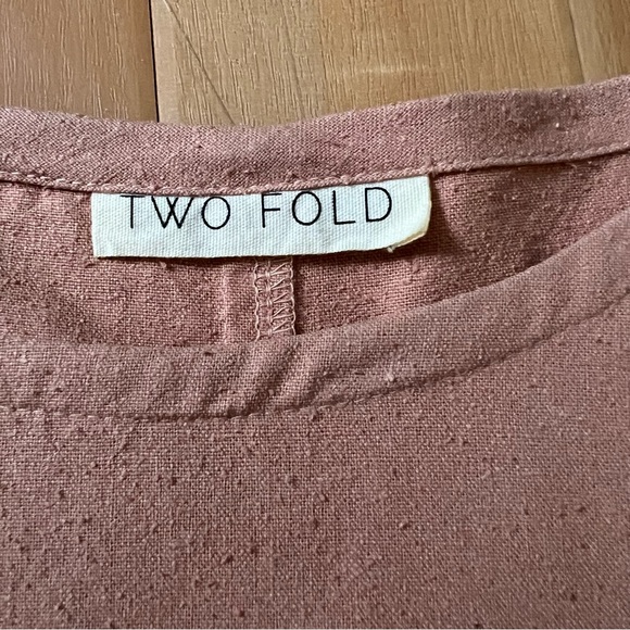 Two Fold Clothing Krissy Tee in Dusty Rose - Picture 8 of 11
